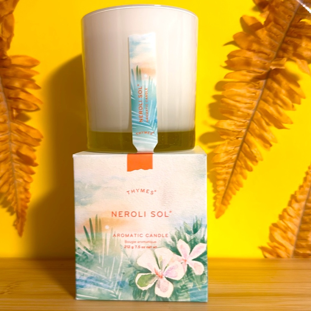 Thymes Neroli Sol Aromatic Candle  212g 7.05oz - Picture 7 of 7
